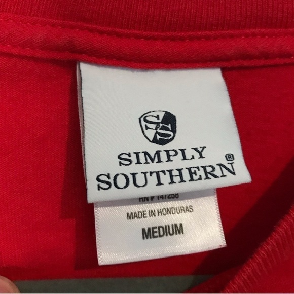 Simply Southern Womens Christmas Owls Graphic Back Long Sleeve Crewneck Top M - Picture 11 of 11